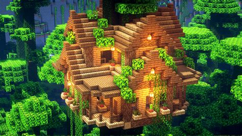 Casa del Arbol #minecraft | Minecraft houses, Minecraft treehouses, Minecraft mansion