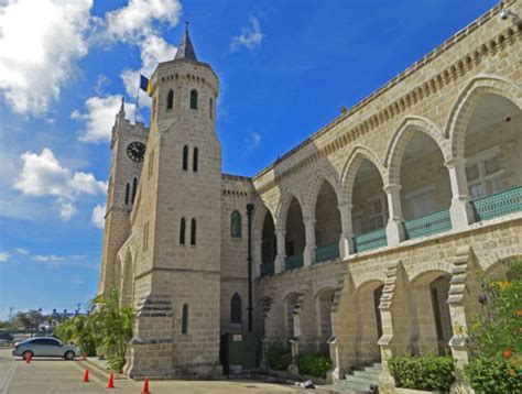 Parliament Buildings in Bridgetown Barbados