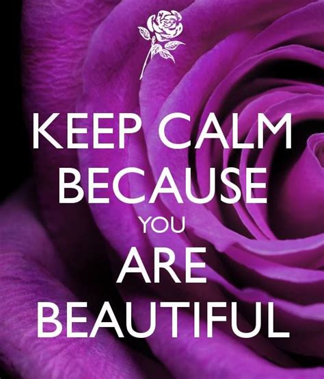 For the love of Purple ... | You are beautiful, Keep calm, Beautiful