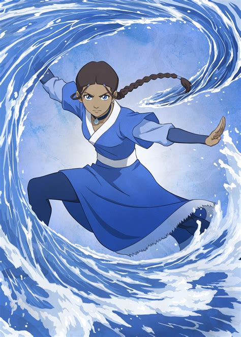 'Katara' Poster, picture, metal print, paint by Avatar: The Last ...