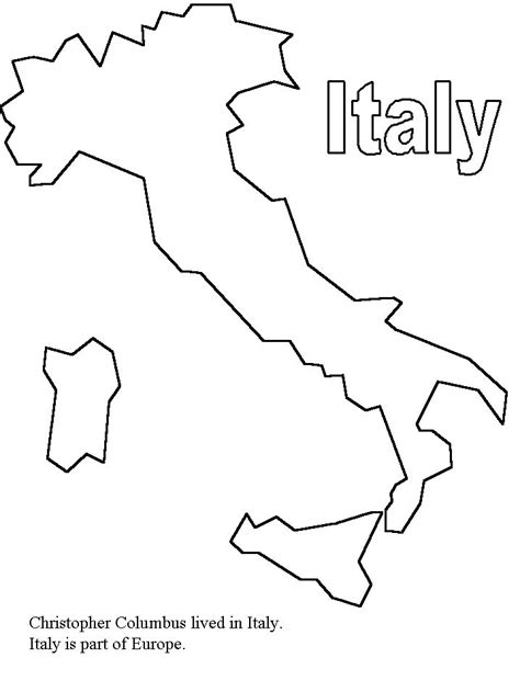 Pin by Jill Jewell on Educational Coloring Pages in 2021 | Flag coloring pages, Italy for kids ...