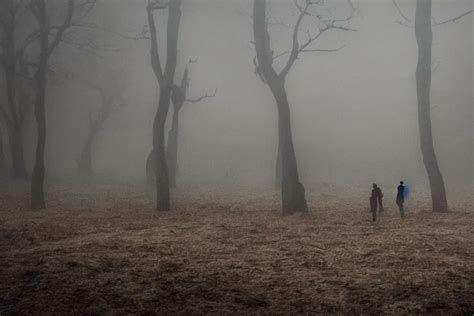 photo of people being absorbed by the mist, eerie | Stable Diffusion