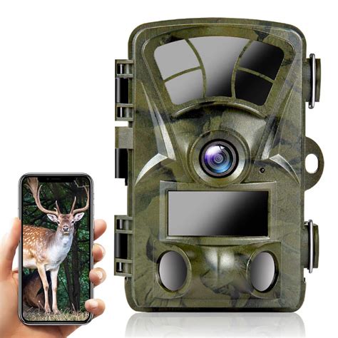 Trail Camera WiFi 4K 20MP, Ctronics Hunting Camera Wildlife Game Cameras with Night Vision ...