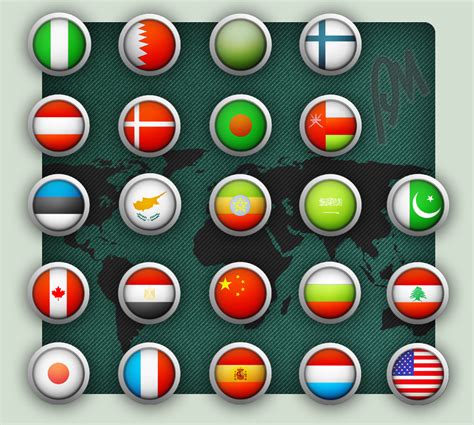 2250+ Free Country Flags Icons - TutorialChip