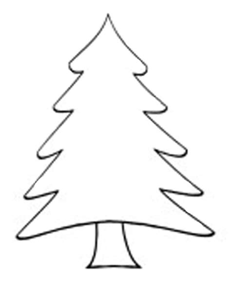 Christmas Tree Stencil Free - Coloring Home