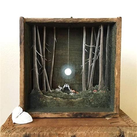 3d shadow box wall art ideas | Shadow box art, Paper art, Box art