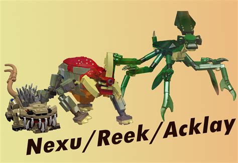 LEGO MOC Geonosis Petranaki Arena Monsters Acklay Nexu Orray Reek By Dmarkng Rebrickable Build ...