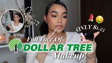 FULL FACE OF DOLLAR TREE MAKEUP 🤑 $1.25 MAKEUP YOU NEED TO TRY! - YouTube