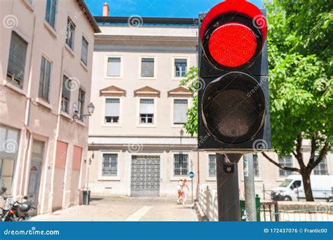 Traffic Light at the Pedestrian Street Stock Photo - Image of direction, drive: 172437076