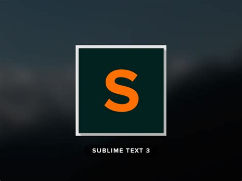 Sublime Text 3 by Bobby Kane on Dribbble