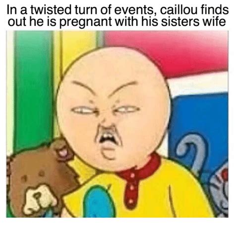 In an attempt to be funny, this Caillou meme fell flat on its face. : ComedyCemetery