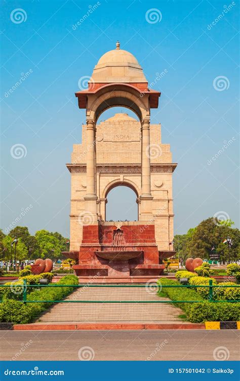 India Gate War Memorial, Delhi Stock Photo - Image of indian, memorial: 157501042