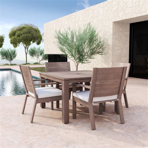 Sunset West Laguna 5 Piece Outdoor Dining Set | Belfort Furniture ...