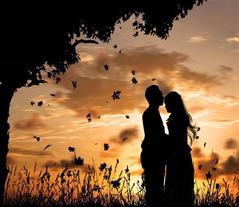 Romantic Couple Sunset Silhouette Wallpapers - Wallpaper Cave