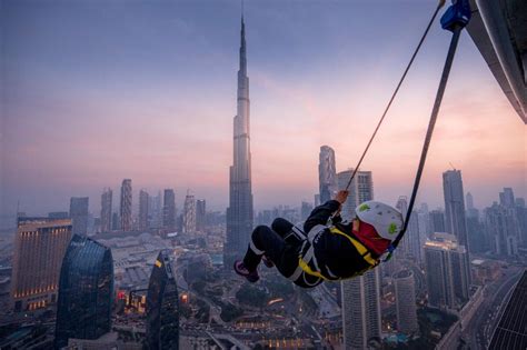 Dubai Destinations: Swing over bustling city in sky-high adventure ...