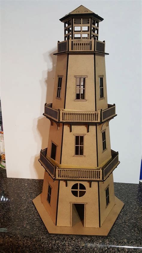 Lighthouse dollhouse 3D Model 3D puzzle Toys for children | Etsy