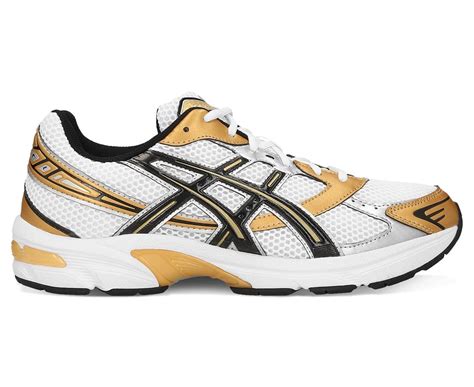 ASICS Men's GEL-1130 Running Shoes - White/Pure Gold | Catch.com.au