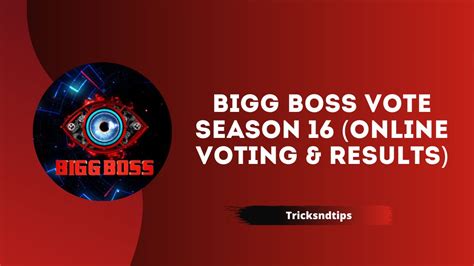 Bigg Boss Vote Season 16 (Online Voting & Results) Live * — Tricksndtips