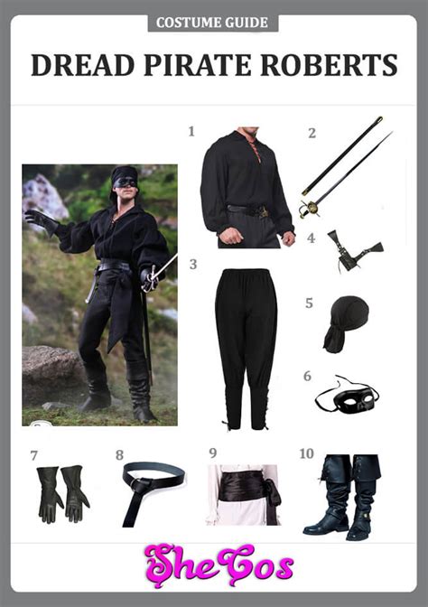 The Best Dread Pirate Roberts Costumes Ideas of The Princess Bride