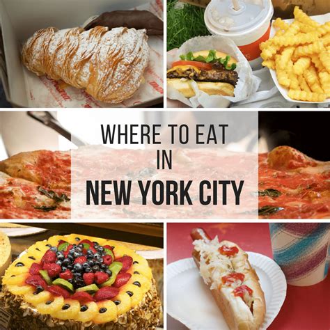 5 of the Best Places to Eat in New York City | Wanderzest