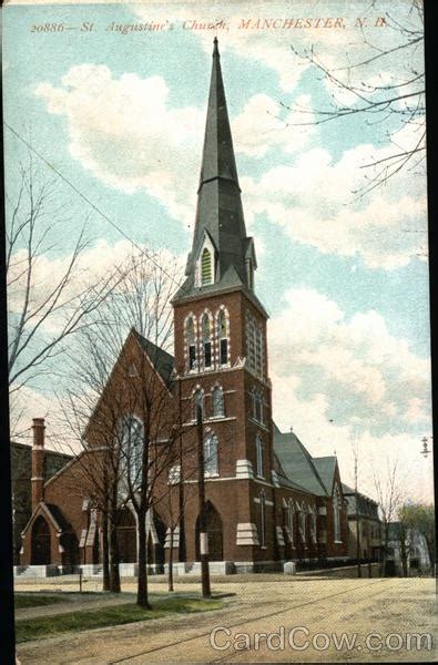 St. Augustine's Church Manchester, NH Postcard