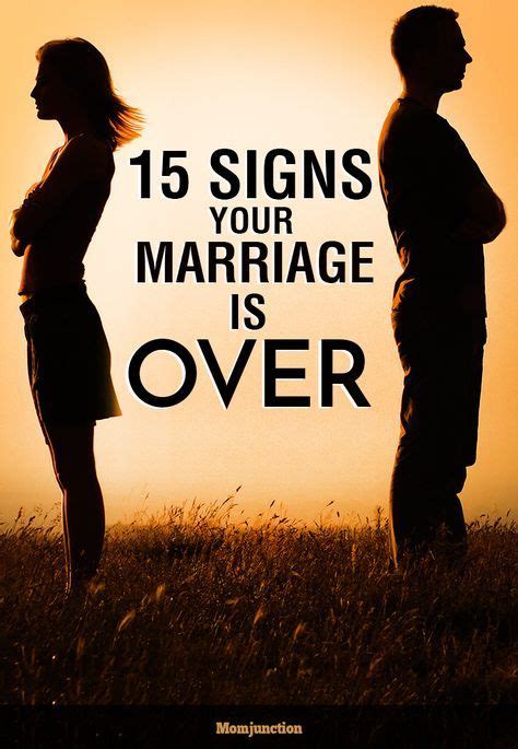 13 Signs That Your Marriage Is Over | Troubled marriage, Unhappy marriage, Marriage signs