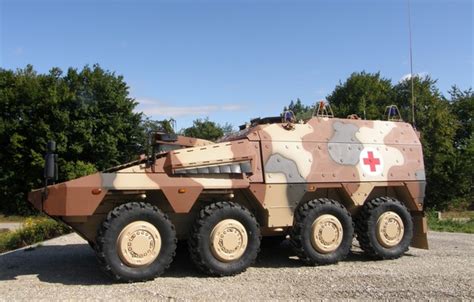 Wallpaper military, Boxer, armored, stand, ambulance, military vehicle ...