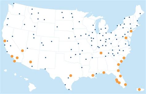 Allegiant Airlines--Interactive Route Map | Route map, Allegiant air ...