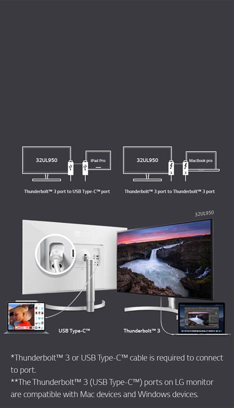 Thunderbolt 3 Monitors: Discover The True Universal Port | LG USA