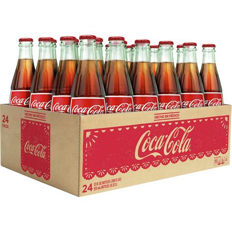 Buy Coca-Cola Mexican Coke Soda Soft Drink, Cane Sugar, 355 mL, 24 Pack 12 Ounce Online at ...