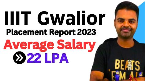 IIIT Gwalior Placements Report 2023 Highest Package, Average Package ...