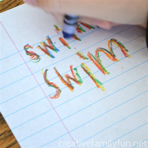 Rainbow Writing Spelling Word Practice - Creative Family Fun