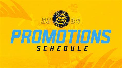 Toledo Walleye unveil 2023-24 promotions schedule | Toledo Walleye