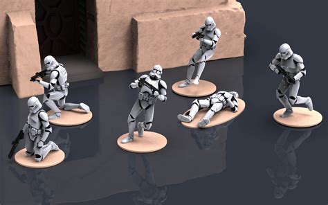 Star Wars 3D Printable Clone Legion Pack 1 by Thomas_125