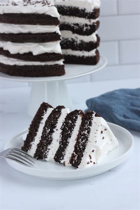 Chocolate Whipped Cream Cake - One Sweet Appetite