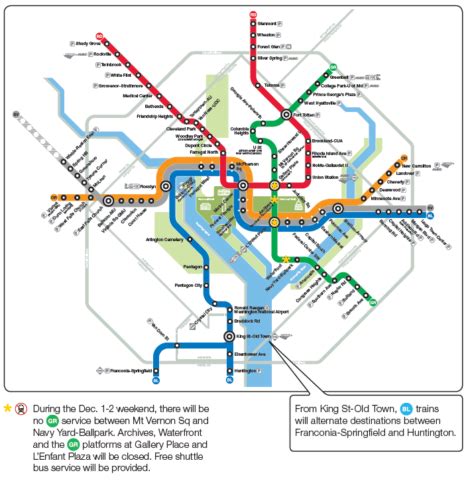 WTOP track work guide: Yellow Line shutdown from Nov. 26 to Dec. 9 | WTOP