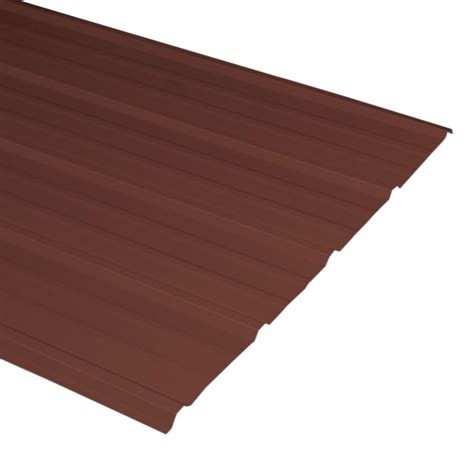 Metal Sales 10 ft. Metal Roof Panel in Chestnut Brown-HD259W210 - The ...