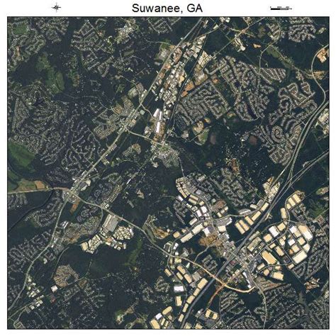 Aerial Photography Map of Suwanee, GA Georgia