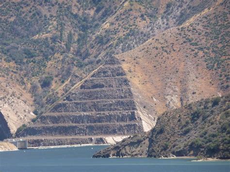 Pyramid Lake, located just off the 5 freeway near Castaic, California, is a man-made reservoir ...