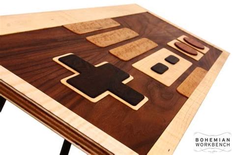 The Handmade NES Controller Coffee Table | Gadgetsin