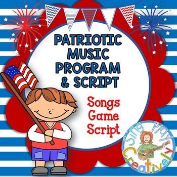 Patriotic Music Program Bundle: Script, Familiar and Original Songs, Video, Mp3 | Patriotic ...