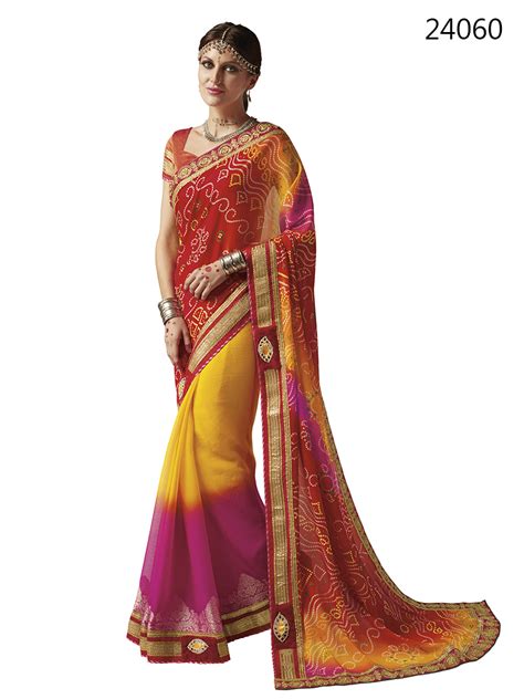 Shop Royal Bandhej Bandhani Saree Online | Rajasthani Saree @ArtistryC