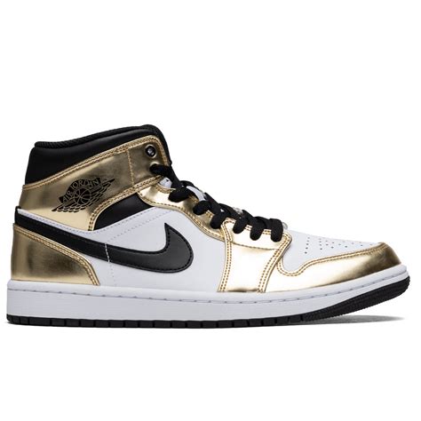 Air Jordan 1 Mid SE - Metallic Gold/Black – Feature