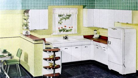 31 vintage 1950s kitchen tile design ideas - Click Americana