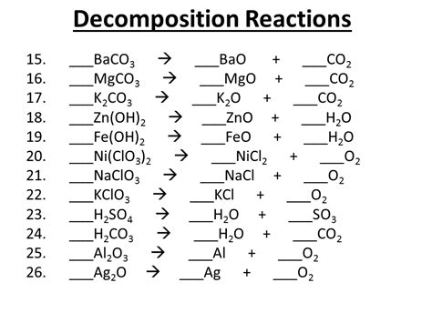 !!LINK!! Chemical Equations Synthesis Reactions Worksheet