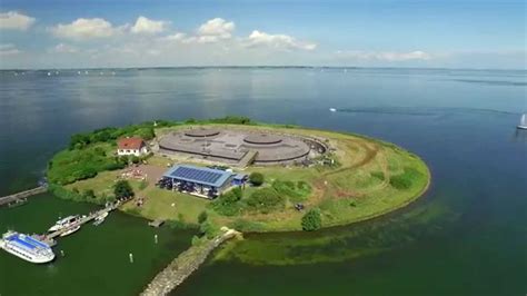 Forteiland Pampus in the IJmeer (4K) - YouTube