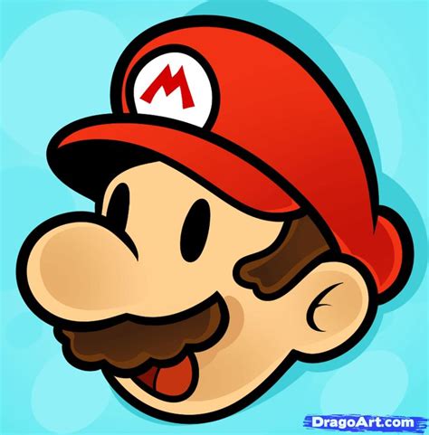 How to Draw Mario Easy, Step by Step, Video Game Characters, Pop ...