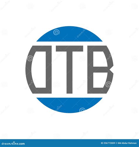 OTB Letter Logo Design on White Background. OTB Creative Initials Circle Logo Concept Stock ...