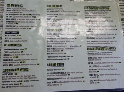 30th Street Cafe San Diego Menu (North Park) - Evan's Menus