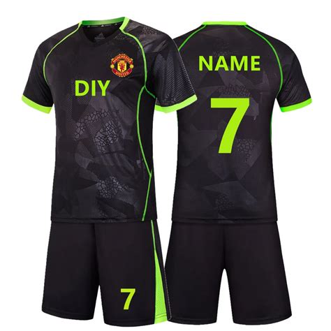 Kids Soccer Jerseys Sets Survetement Football Kits Adult Men Child ...